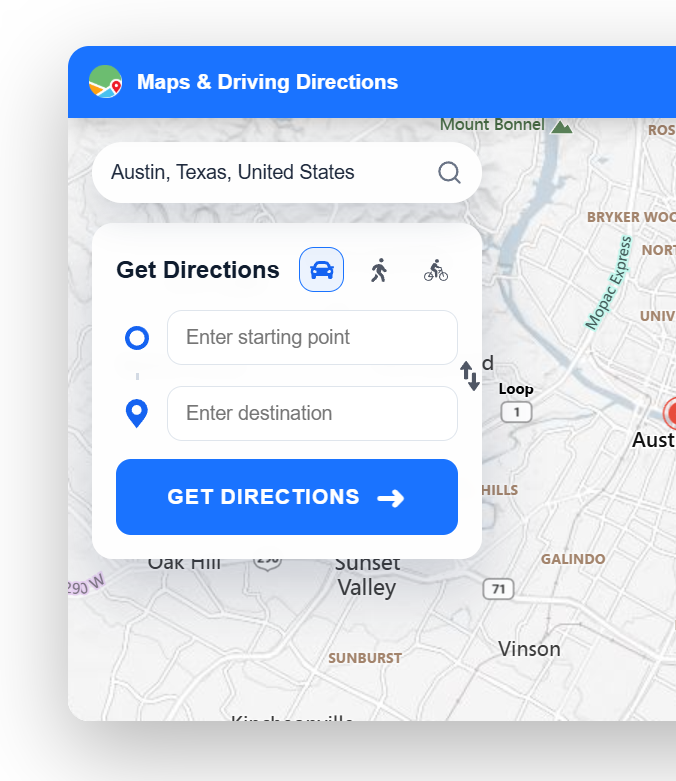 Thanks for Installing - Maps & Driving Directions